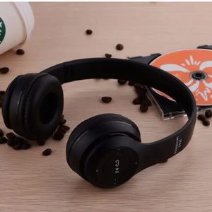 P47 Wireless Bluetooth Headphones - Foldable, FM Radio Support