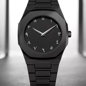 Arabic Aura Black Unisex Watch - Premium Arabic Dial
